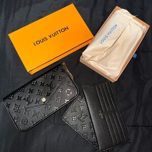 Luxury inspired Black Crossbody Bag